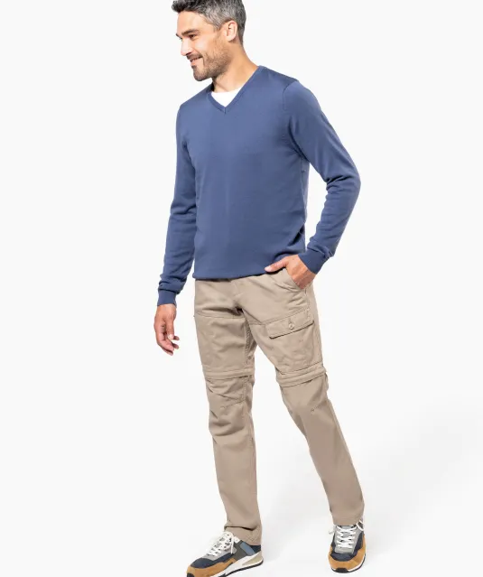 K785 - Heren 2-in-1 broek met meerdere zakken Black