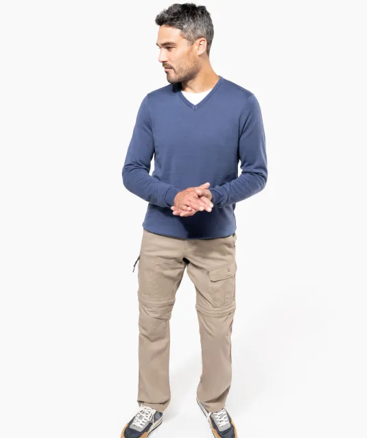 K785 - Heren 2-in-1 broek met meerdere zakken Black