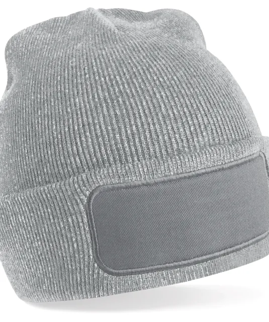 B445 - Original Patch Beanie Heather Grey