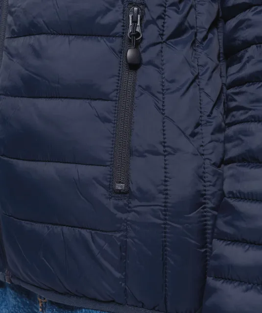 K6111 - Ladies' lightweight hooded padded jacket Black