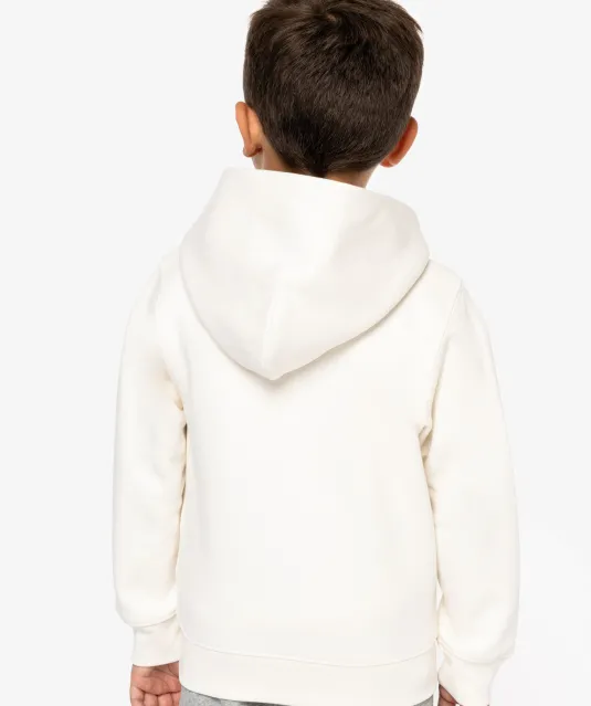 NS404 - Ecologische kindersweater met capuchon Aquamarine