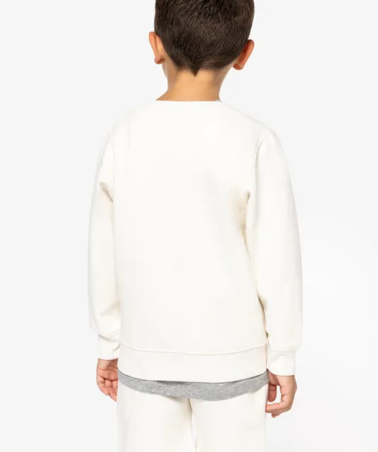 NS403 - Ecologische kindersweater met ronde hals Aquamarine