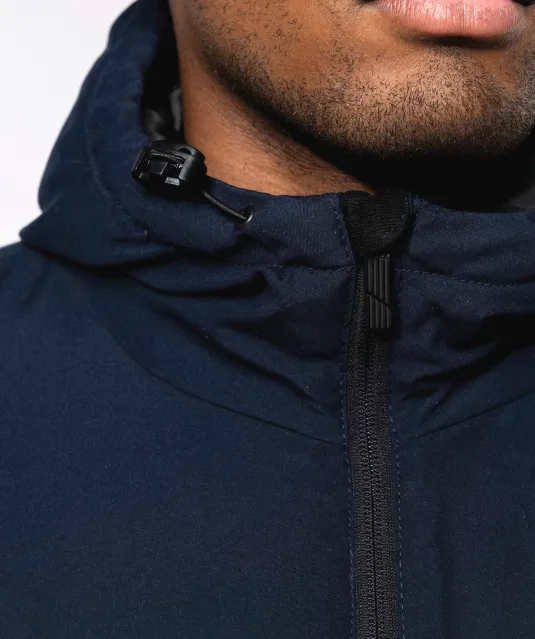 K6152 - Unisex gerecycled parka met capuchon Black
