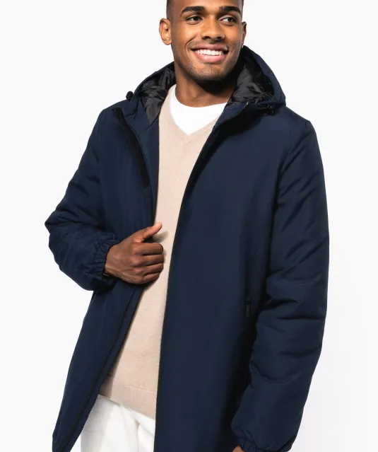 K6152 - Unisex gerecycled parka met capuchon Black