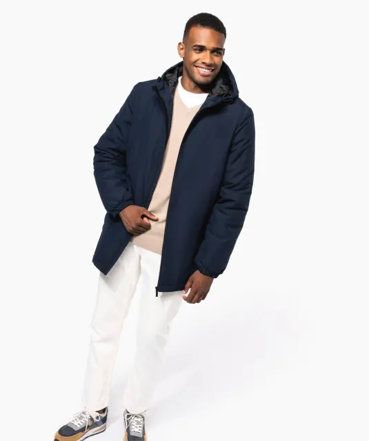 K6152 - Unisex gerecycled parka met capuchon Black