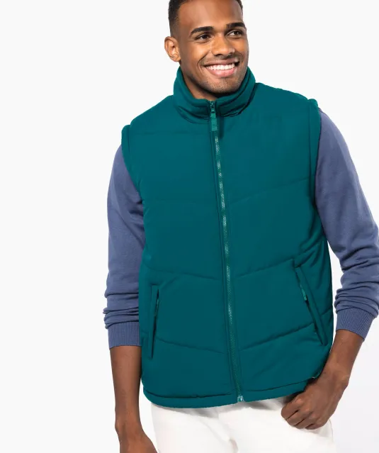 K6118 - Met fleece gevoerde bodywarmer Black