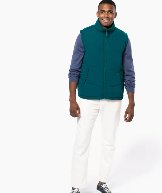 K6118 - Met fleece gevoerde bodywarmer Black