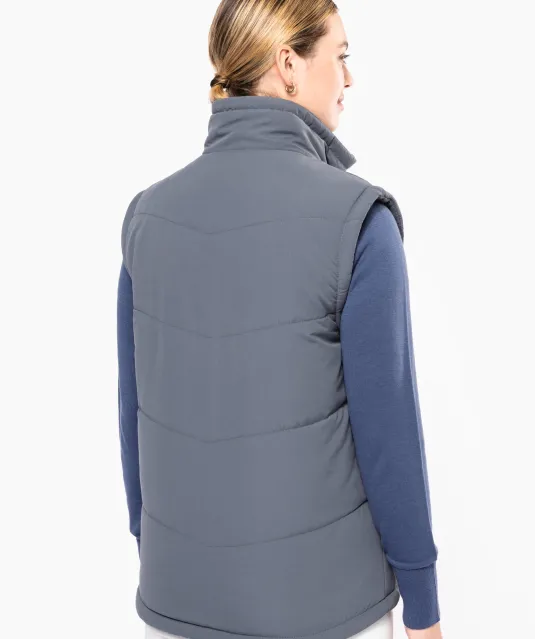 K6118 - Met fleece gevoerde bodywarmer Black