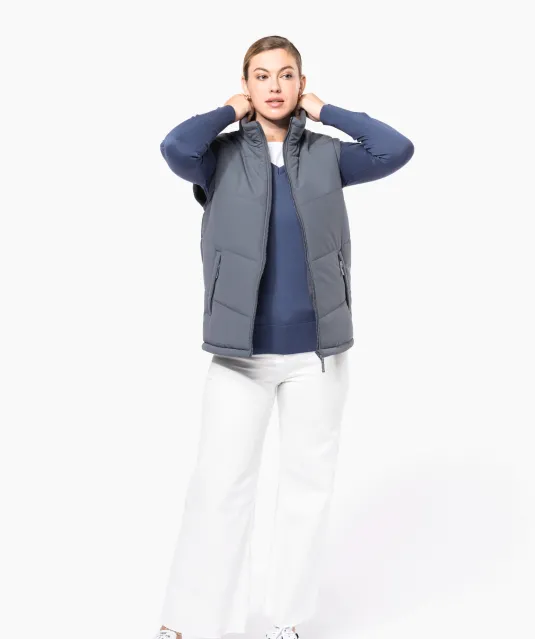 K6118 - Met fleece gevoerde bodywarmer Black