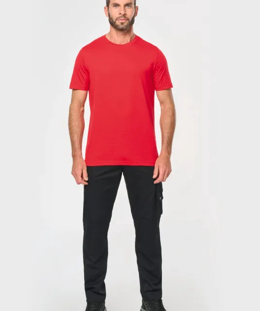 WK302 - Duurzaam heren T-shirt ronde hals Black