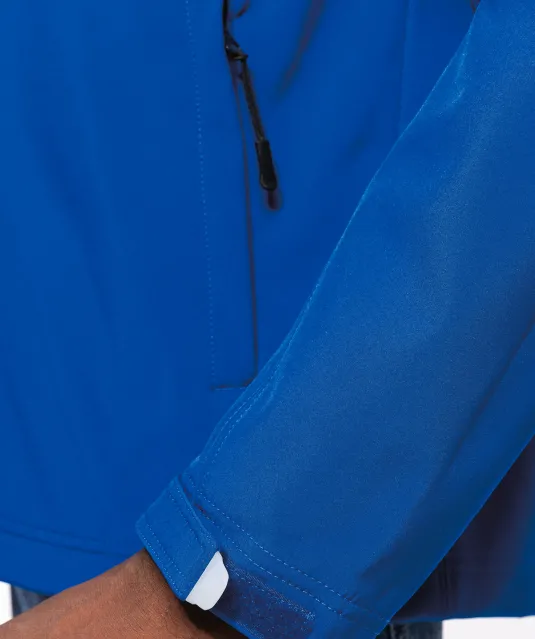 K413 - Heren softshell jas met afneembare capuchon Black