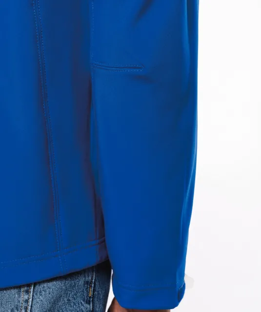 K413 - Heren softshell jas met afneembare capuchon Black