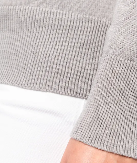 K962 - Dames cardigan met rits Black