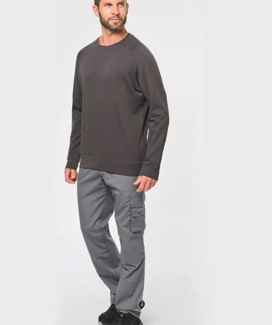 WK402 - Sweater ronde hals Black