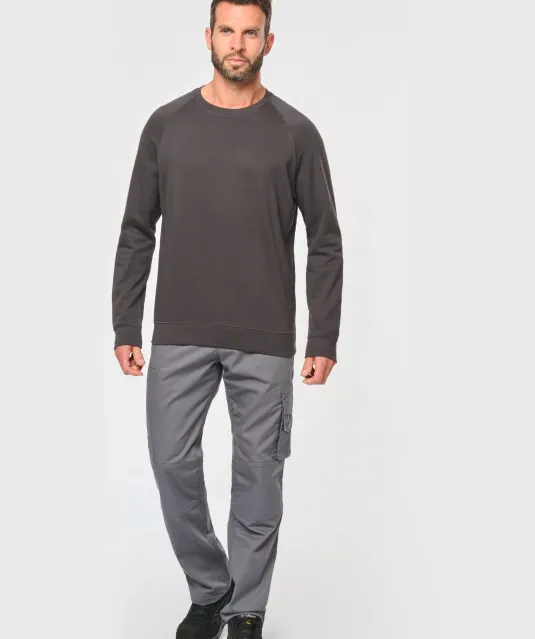 WK402 - Sweater ronde hals Black
