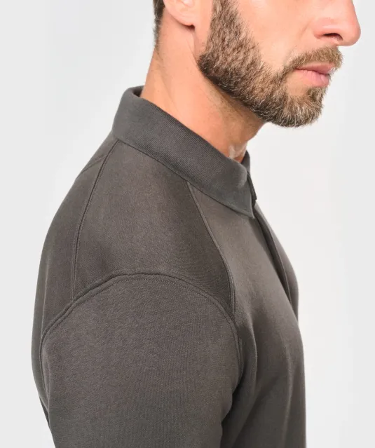 WK4000 - Sweater met polokraag Black
