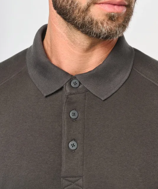 WK4000 - Sweater met polokraag Black