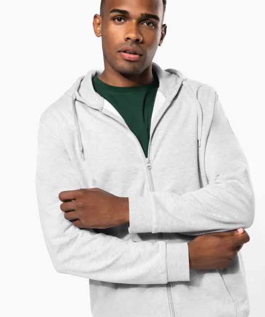 K479 - Sweatvest met capuchon Black