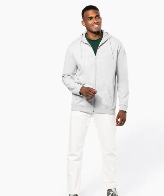 K479 - Sweatvest met capuchon Black