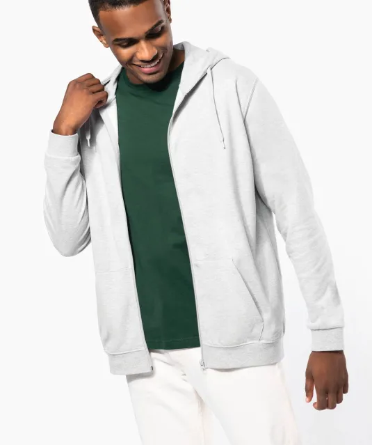 K479 - Sweatvest met capuchon Black