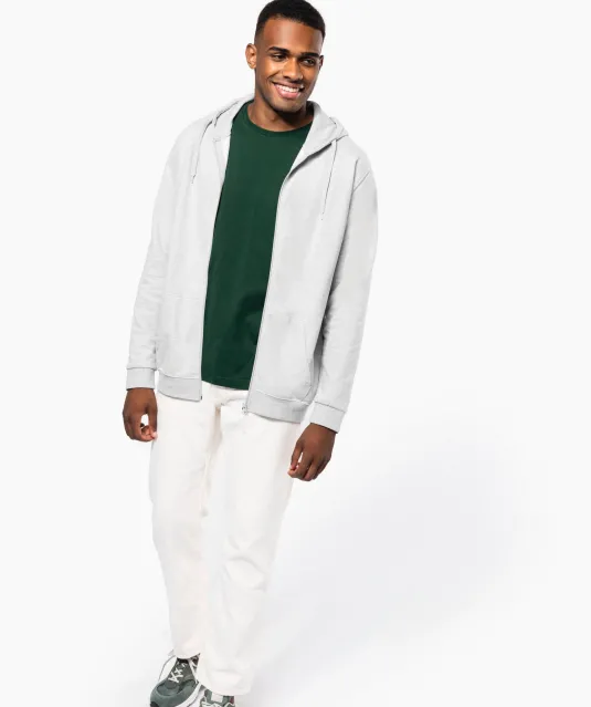 K479 - Sweatvest met capuchon Black