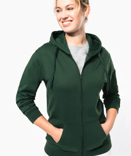 K479 - Sweatvest met capuchon Black