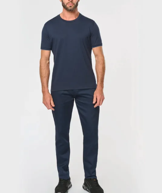 WK3020 - T-shirt Day To Day korte mouwen Black / Kelly Green