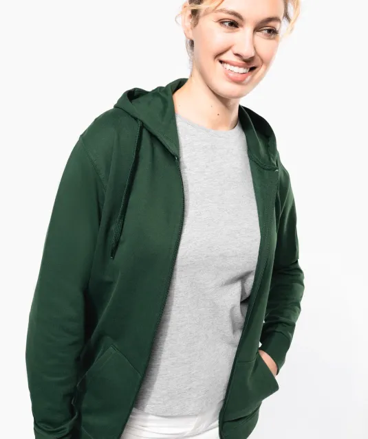 K479 - Sweatvest met capuchon Black