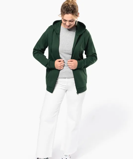 K479 - Sweatvest met capuchon Black