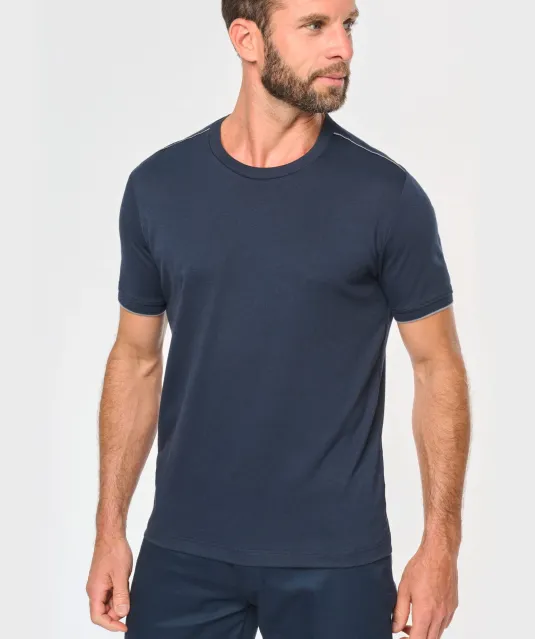 WK3020 - T-shirt Day To Day korte mouwen Black / Kelly Green