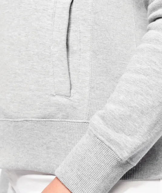 K457 - Damessweater met rits Black