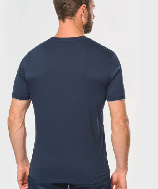 WK3020 - T-shirt Day To Day korte mouwen Black / Kelly Green