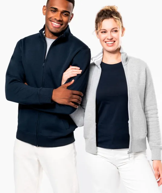 K457 - Damessweater met rits Black