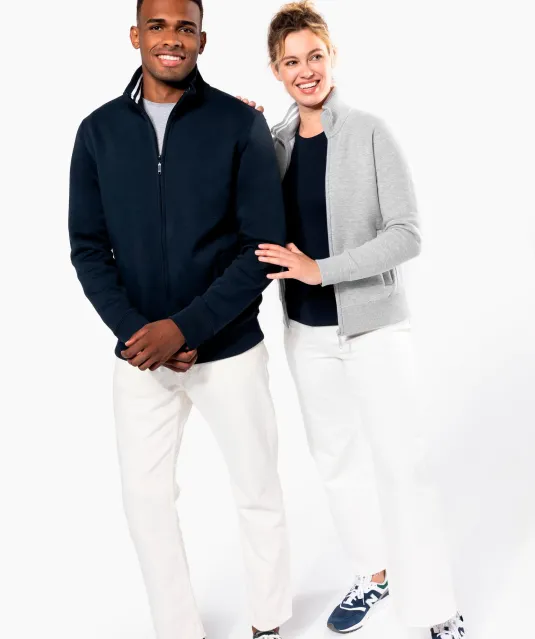 K457 - Damessweater met rits Black