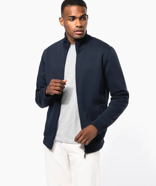 K456 - Herensweater met rits Black