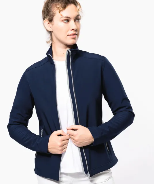 K425 - 2-laagse damessoftshelljas Black