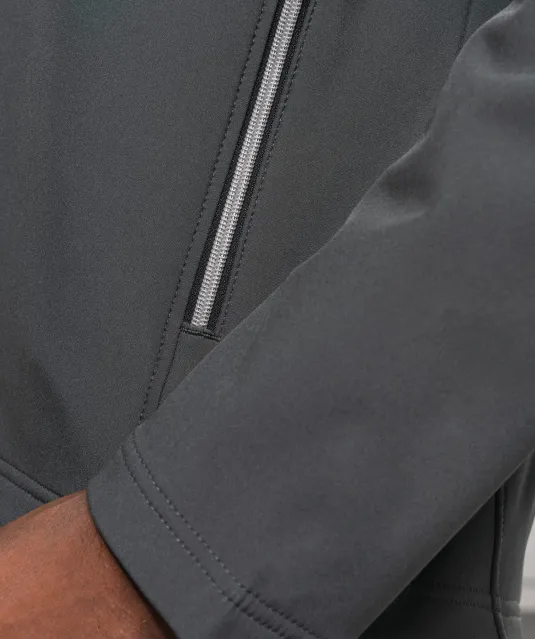 K424 - 2-laagse herensoftshelljas Black