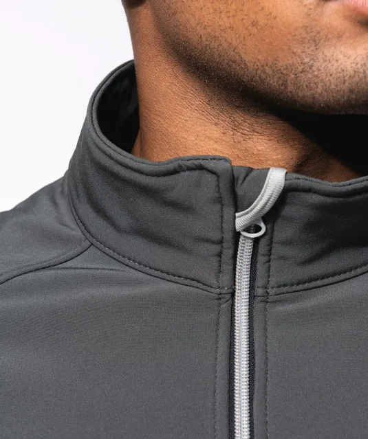 K424 - 2-laagse herensoftshelljas Black