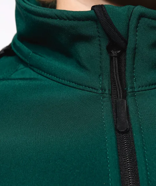 K414 - Dames softshell jas met afneembare capuchon Black