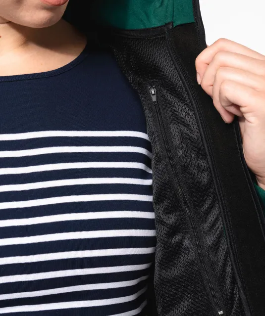 K414 - Dames softshell jas met afneembare capuchon Black