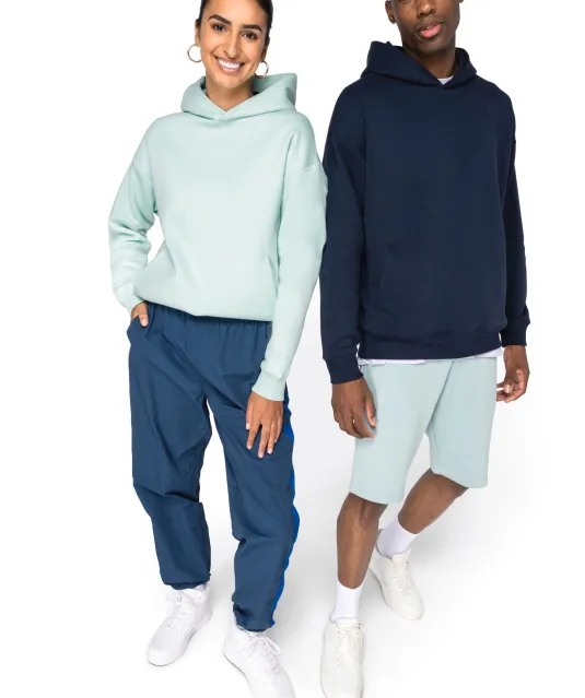 NS408 - Ecologische uniseks oversized sweater met capuchon Ivory