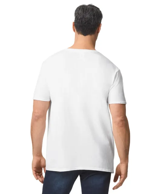 GI64V00 - Softstyle Euro Fit Adult V-neck T-shirt White