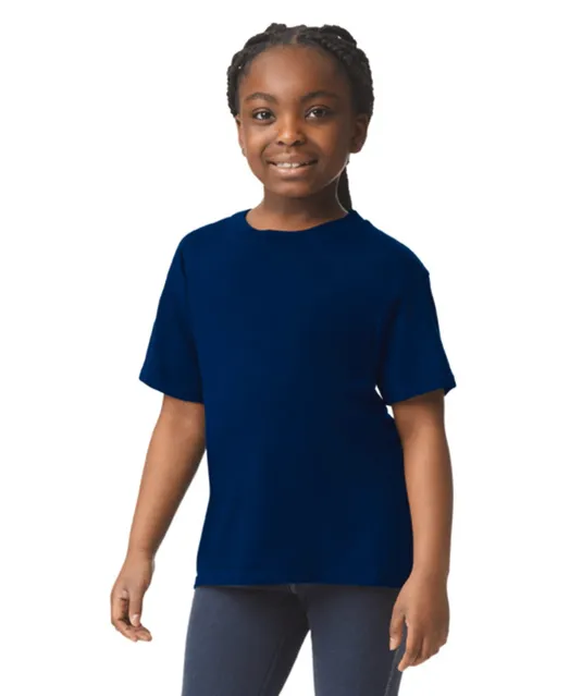 GI6400B - Softstyle Euro Fit Youth T-shirt White