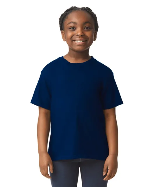 GI6400B - Softstyle Euro Fit Youth T-shirt White