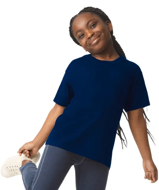 GI6400B - Softstyle Euro Fit Youth T-shirt White