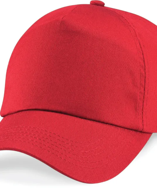 B10 - Original 5 panel cap Bright Red