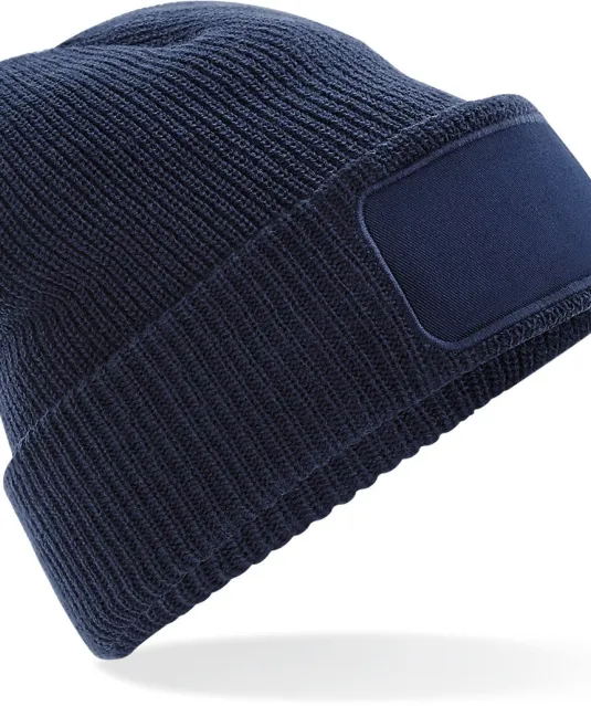 B440 - Thinsulate™ Patch Beanie French Navy