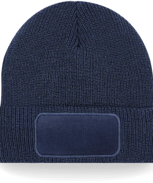 B440 - Thinsulate™ Patch Beanie French Navy