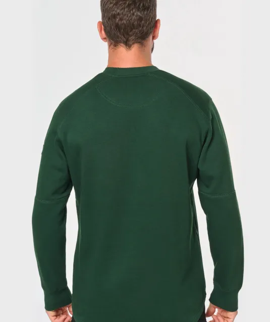 WK4001 - Sweater ingezette mouwen Black