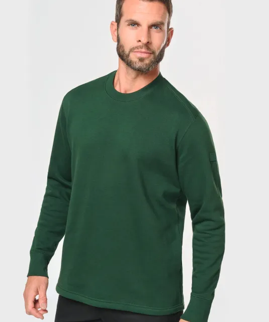 WK4001 - Sweater ingezette mouwen Black
